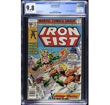 IRON FIST #14 CGC 9.8 WHITE 1ST SABRETOOTH ORIGINAL OWNER COPY #4649635016