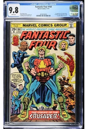 FANTASTIC FOUR #164 CGC 9.8 WHITE PAGES HIGHEST CGC #4676256004