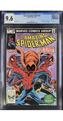 AMAZING SPIDER-MAN #238 CGC 9.6 WHITE PAGES 1ST HOBGOBLIN CLASSIC KEY