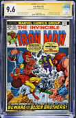 Iron Man #55 SS Jim Starlin CGC 5.5 1st appearance Thanos and the Blood Brothers