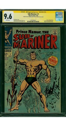SUB-MARINER #1 CGC 8.5 WHITE SS ROY THOMAS ORIGIN IF SUBY RETOLD CGC #2828826012