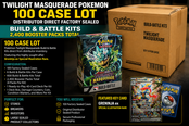 TWILIGHT MASQUERADE POKEMON 100 CASE LOT DISTRIBUTOR DIRECT FACTORY SEALED