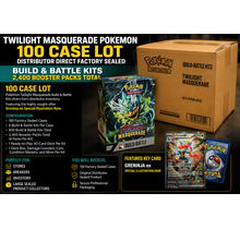 TWILIGHT MASQUERADE POKEMON 100 CASE LOT DISTRIBUTOR DIRECT FACTORY SEALED