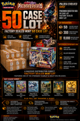 PALDEA EVOLVED SVO2 POKEMON 50 CASE LOT DISTRIBUTOR DIRECT FACTORY SEALED