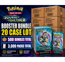 POKEMON JOURNEY TOGETHER BOOSTER BUNDLE 20 CASE LOT DISTRIBUTOR DIRECT FACTORY SEALED