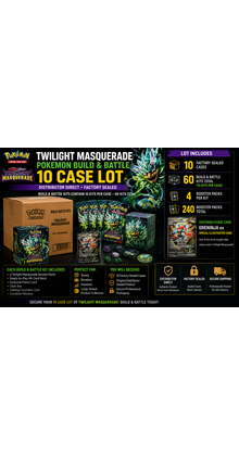 TWILIGHT MASQUERADE BUILD & BATTLE 10 CASE LOT 600 B&B FACTORY SEALED