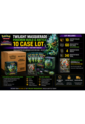 TWILIGHT MASQUERADE BUILD & BATTLE 10 CASE LOT 600 B&B FACTORY SEALED