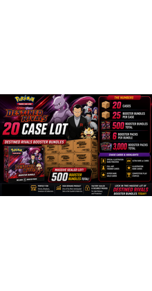 POKEMON DESTINED RIVALS BOOSTER BUNDLE 20 CASE LOT ORIGINAL OWNER FACTORY SEALED