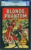 BLONDE PHANTOM #13 CGC 9.4 WHITE 2ND HIGHEST GRADED TIMELY 1947 KEY #1257648001