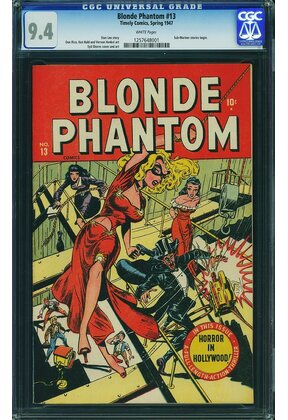 BLONDE PHANTOM #13 CGC 9.4 WHITE 2ND HIGHEST GRADED TIM
