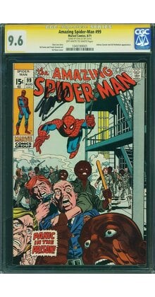 AMAZING SPIDER-MAN #99 CGC 9.6 SS STAN LEE HIGHEST GRADED 1 OF 2 CGC #1045189001