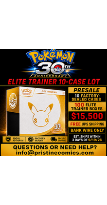 PRESALE POKEMON 30TH CELEBRATIONS ELITE TRAINER BOX ETB 10-CASE LOT (100 ETBs) FREE UPS SHIPPING