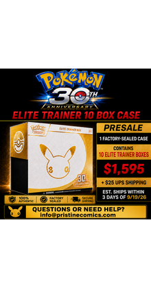 PRESALE POKEMON 30TH CELEBRATIONS ELITE TRAINER BOX ETB CASE OF 10