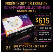 PRESALE POKEMON 30TH CELEBRATION ULTRA-PREMIUM COLLECTION NIGHT PIKACHU ex & UMBREON ex