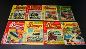 THRILLING ADVENTURES IN STAMPS FULL RUN #1-8
