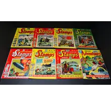 THRILLING ADVENTURES IN STAMPS FULL RUN #1-8