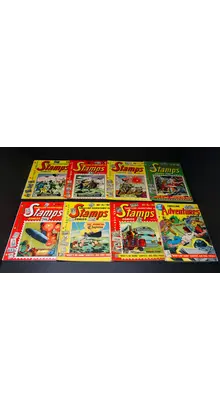 THRILLING ADVENTURES IN STAMPS FULL RUN #1-8