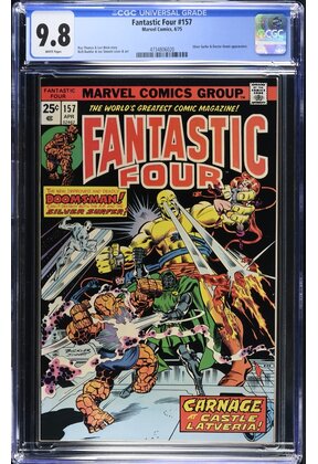 FANTASTIC FOUR #157 CGC 9.8 WHITE PAGES HIGHEST CGC #4734806020