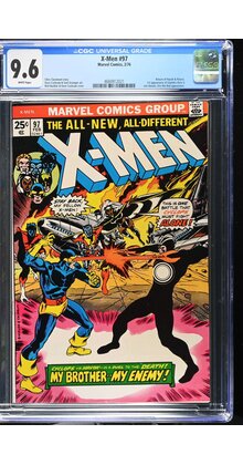 X-MEN #97 CGC 9.6 WHITE PAGES