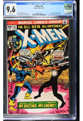 X-MEN #97 CGC 9.6 WHITE PAGES