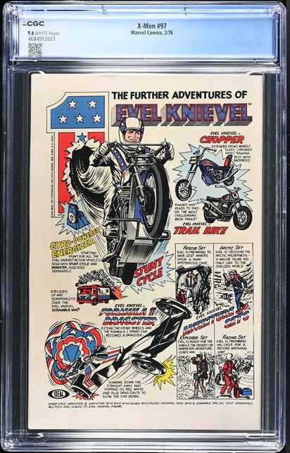 X-MEN #97 CGC 9.6 WHITE PAGES #4684912021