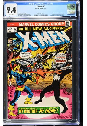X-MEN #97 CGC 9.4 WHITE PAGES