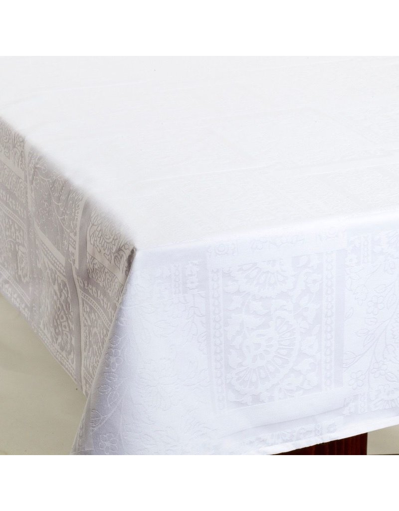 Carmagnole Damask Jacquard White Amelie Michel Llc