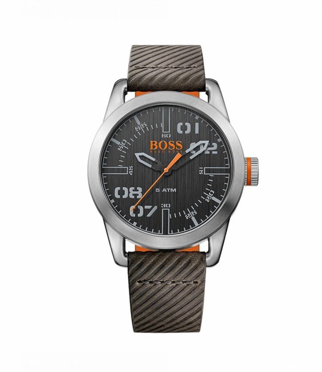 Hugo Boss Horloge met Oranje Details