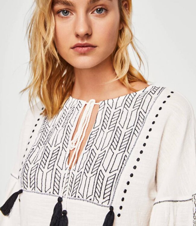 Scotch & Soda Embroidered Blouse