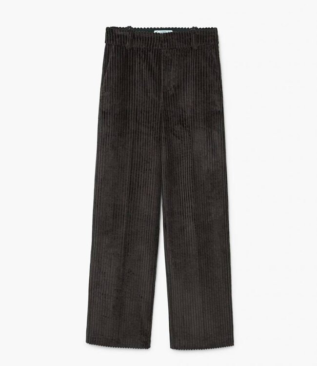 Mango Black Ribbed Pants