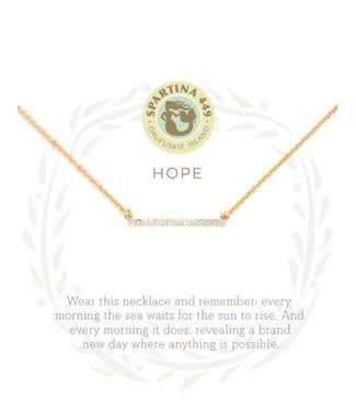 Spartina SLV Necklace 18" Hope/Horizon