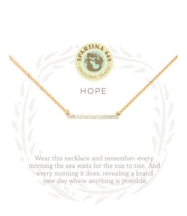Spartina SLV Necklace 18" Hope/Horizon