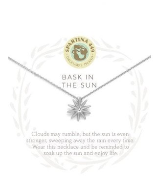 Spartina SLV Necklace 18" Bask In The Sun SIL