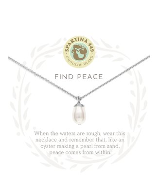 Spartina SLV Necklace 18" Find Peace