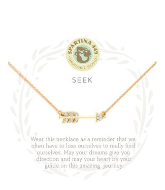 Spartina SLV Necklace 18" Seek/Arrow