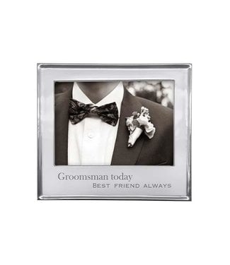4400GR Groomsmen Today Best Friend Always Signature 4x6 Frame -  Christopher's Gifts