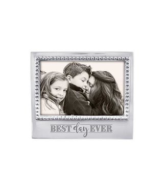 Mariposa 3906DE Best Day Ever Beaded 4x6 Frame