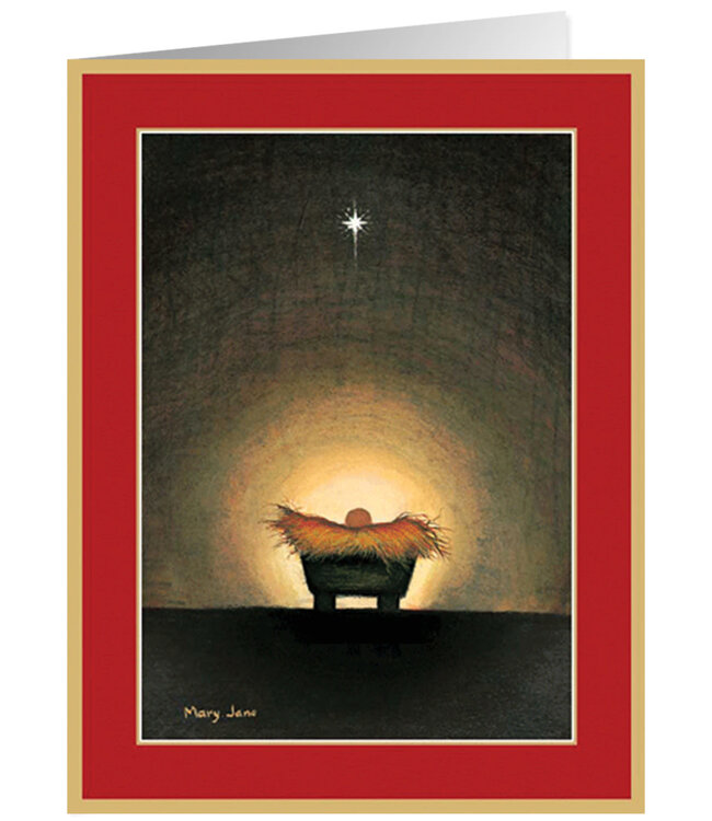Star And Creche Boxed Cards