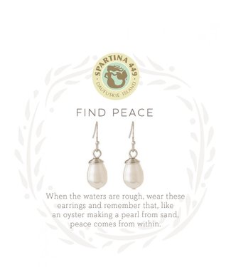 Spartina SLV Drop Earrings Find Peace