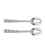 Mariposa 1132 Pearled Salad Servers
