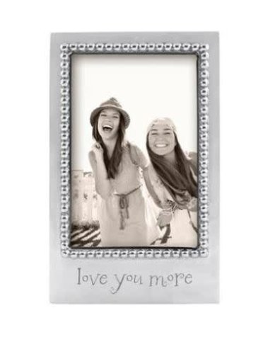 3912LY Love You More Beaded 4x6 Frame