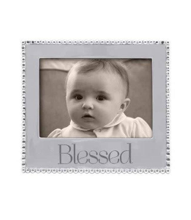 Mariposa 3911BL Blessed Beaded 5x7 Frame