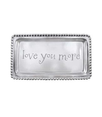 Mariposa R- 3905LY Love You More Beaded Statement Tray