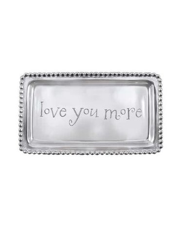 3905LY Love You More Beaded Statement Tray