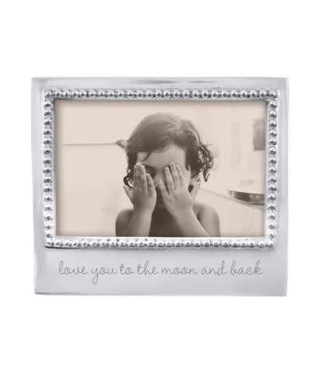 Mariposa 3906MN Love You to The Moon & Back Beaded 4x6 Frame