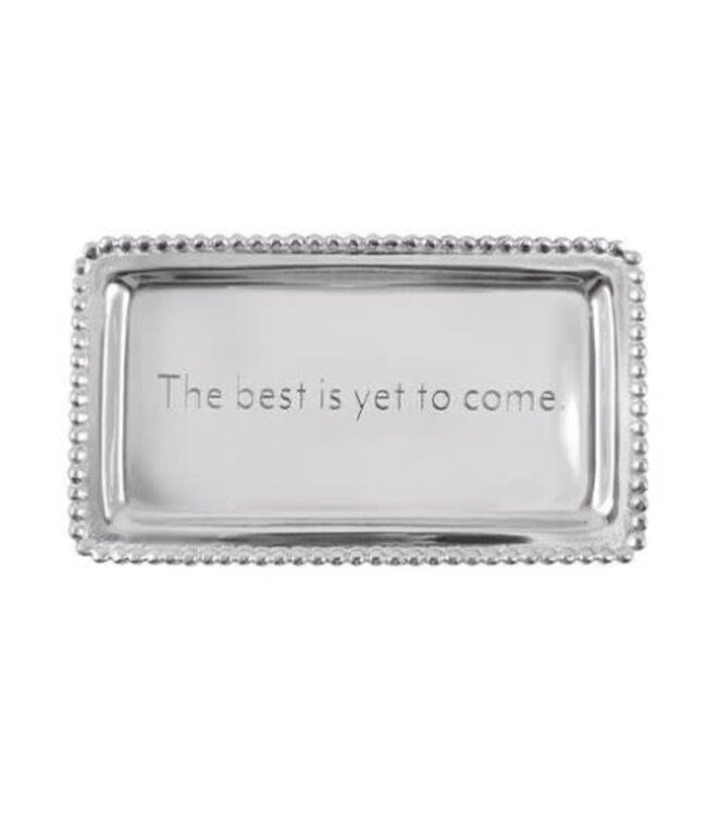 Mariposa 3905BY The Best Is Yet To Come Beaded Statement Tray