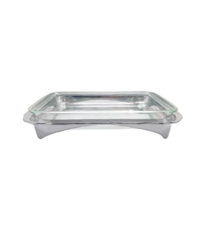 Mariposa R- 2479 Shimmer Oblong Casserole Caddy With 3-Quart Pyrex Insert