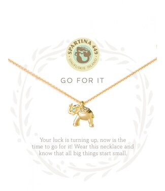 Spartina SLV Necklace 18" Go For It/Elephant