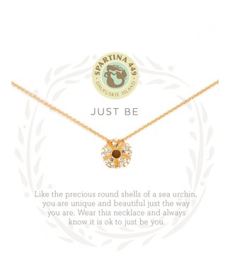Spartina SLV Necklace 18" Just Be/Sea Urchin