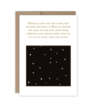 Stars in Heaven Sympathy Card